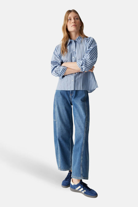 Chemise à manches longues - bleu