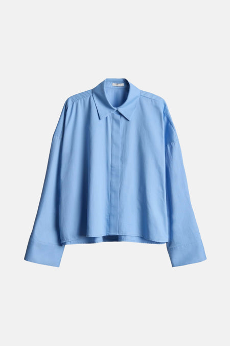 Chemise à manches longues - bleu