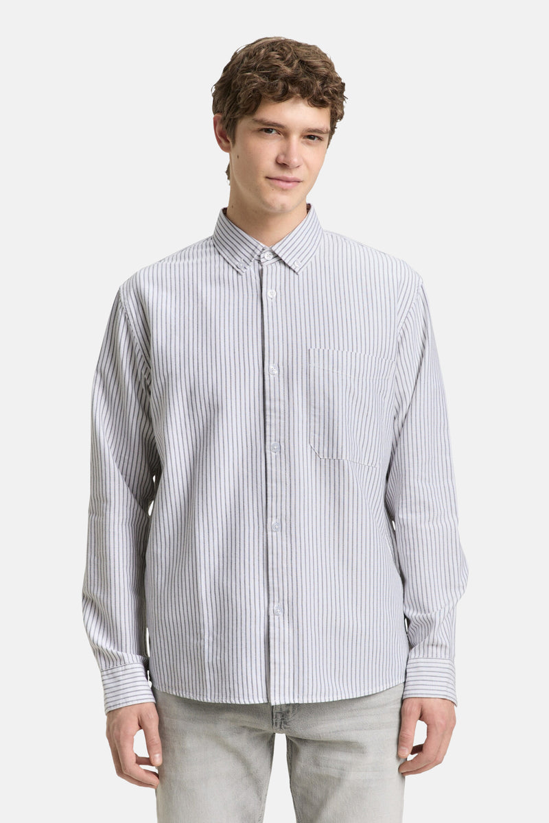 Chemise à manches longues - blanc