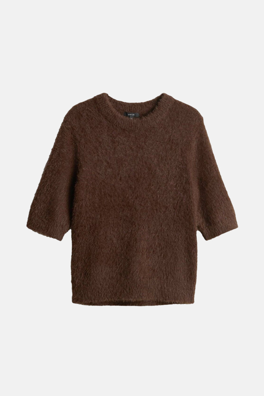 Pull à col rond - brun - OPUS - 4