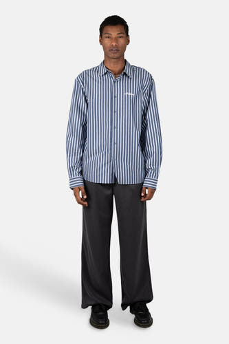 Chemise à manches longues - bleu
