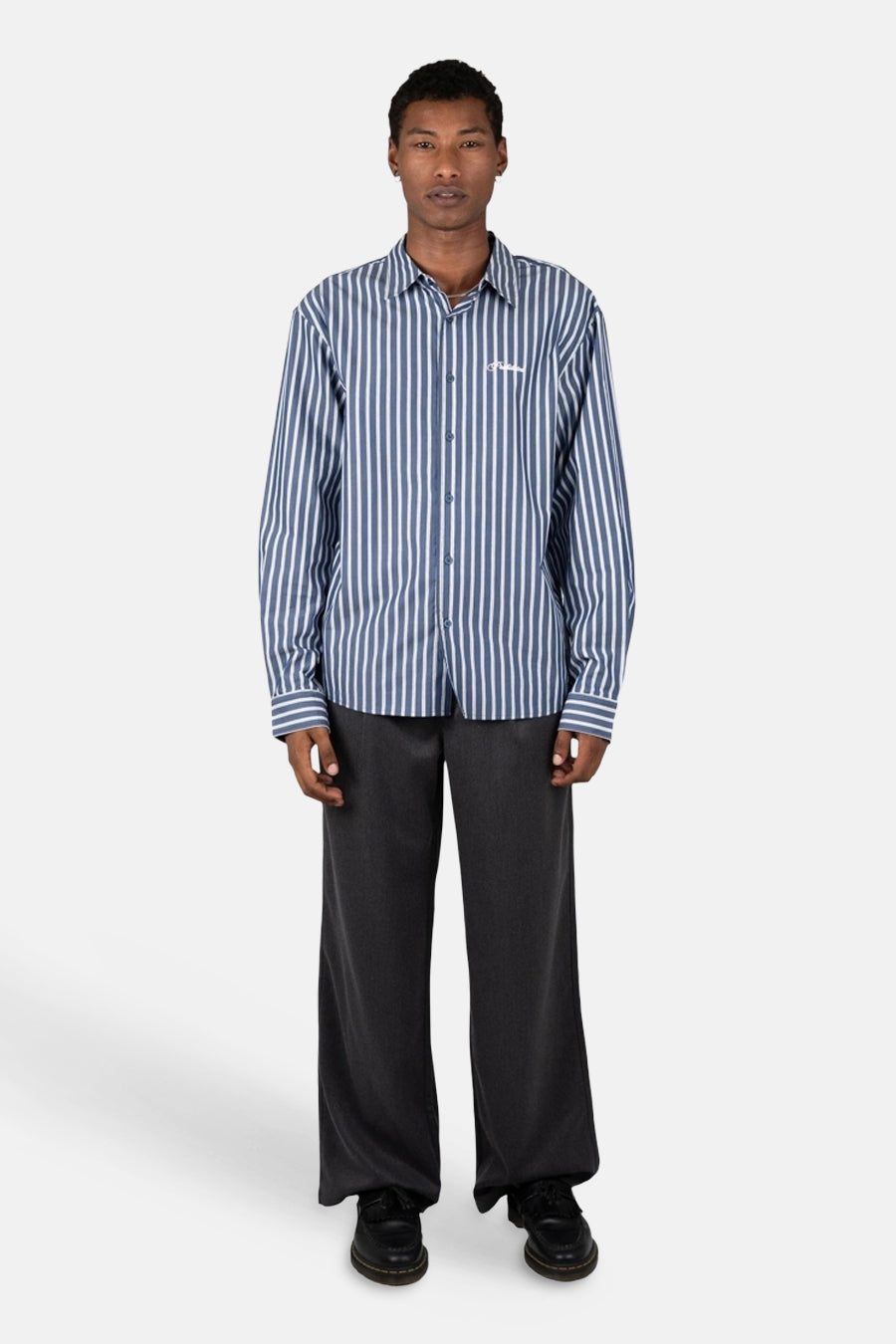 Chemise à manches longues - bleu