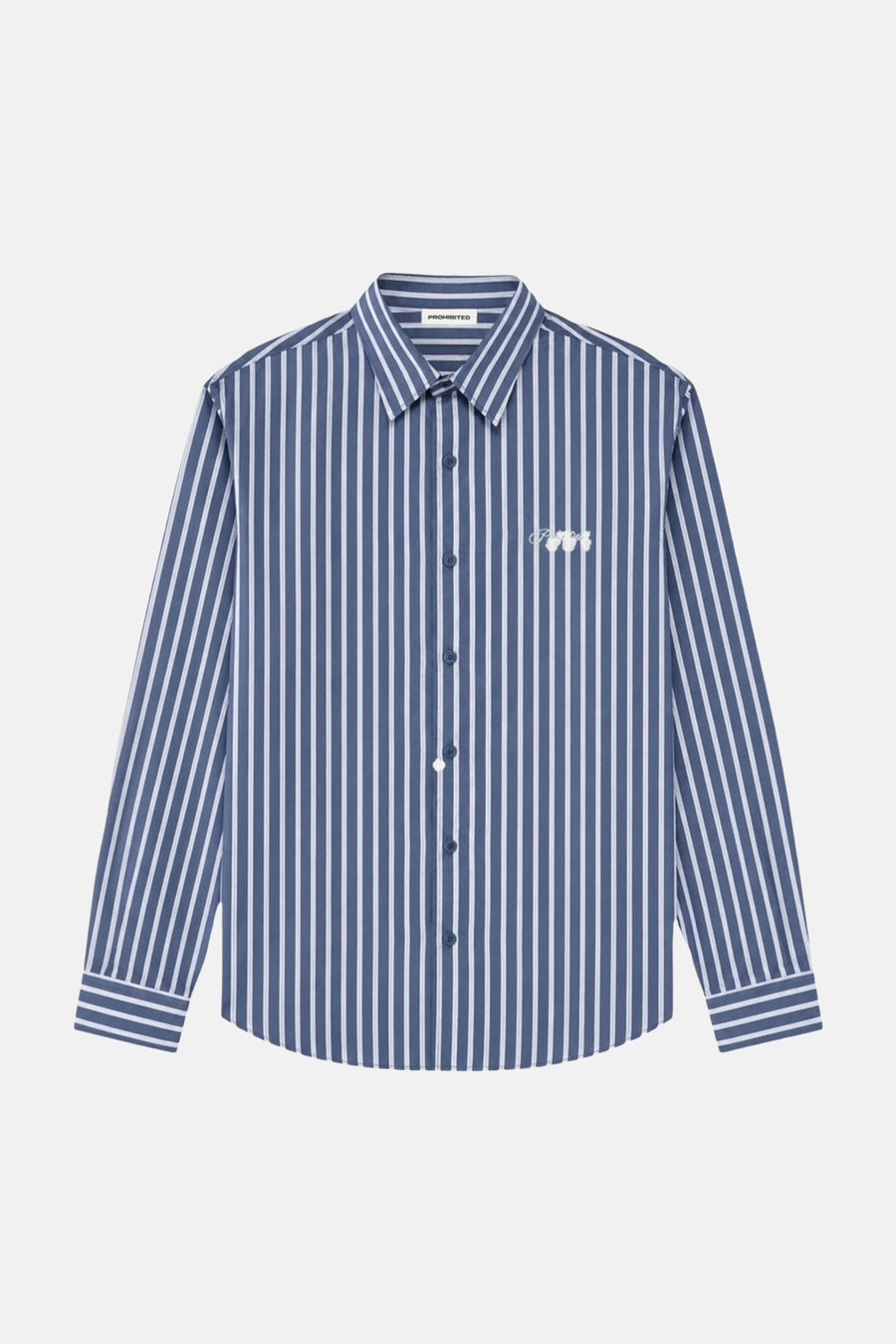 Chemise à manches longues - bleu