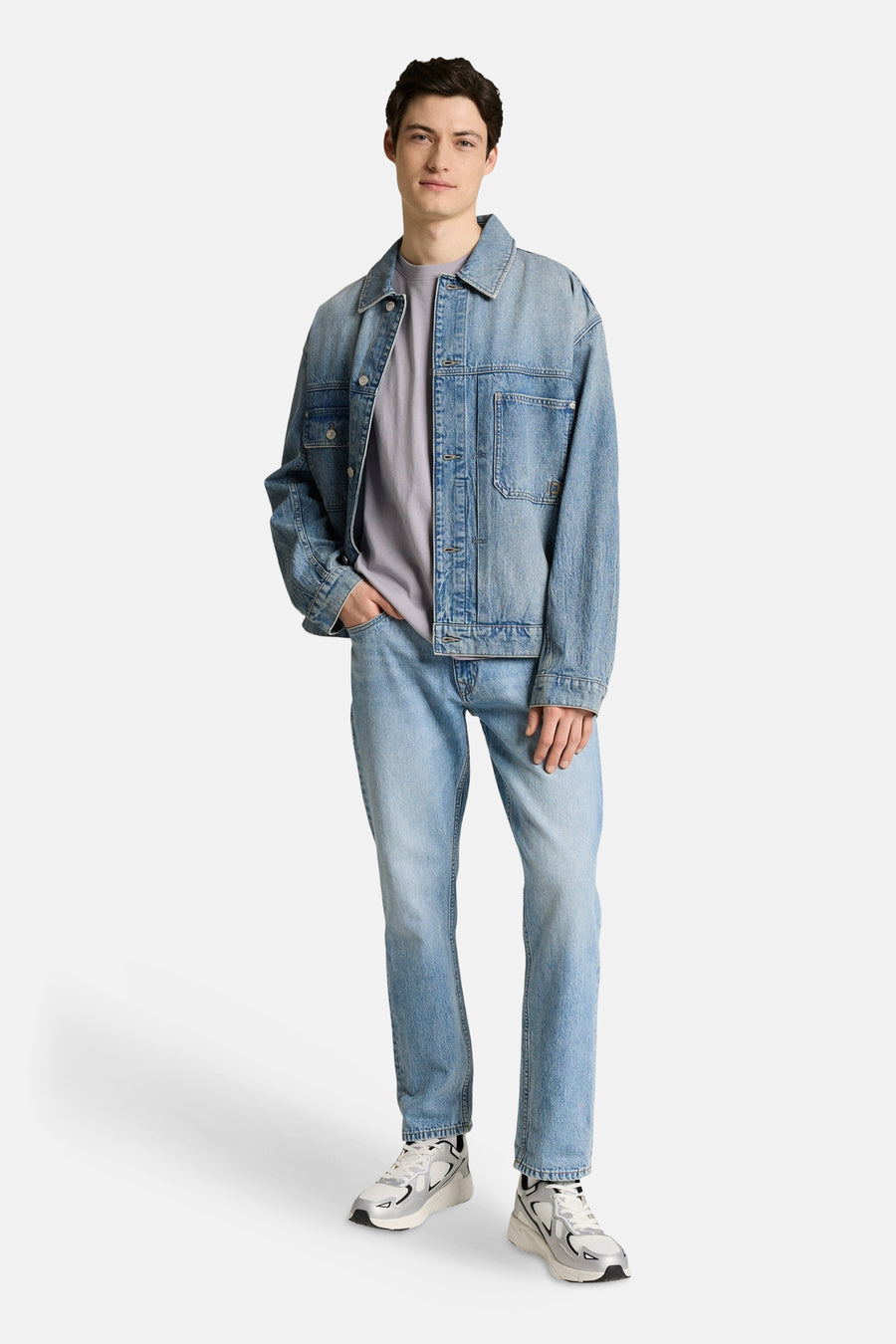 T-shirt (manches courtes) mauve - TOM TAILOR