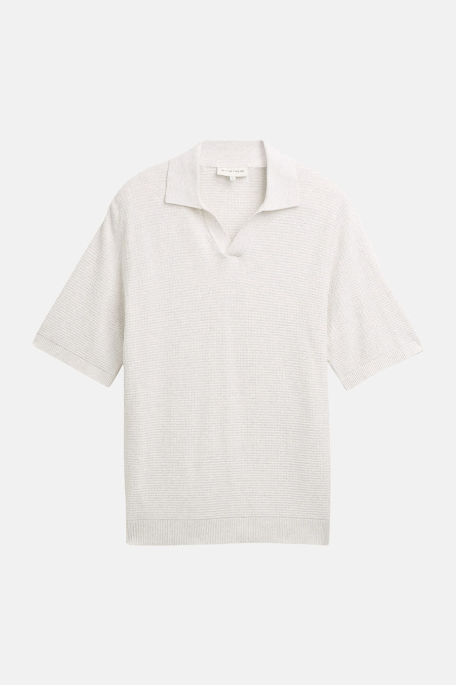 Polo à manches courtes - écru