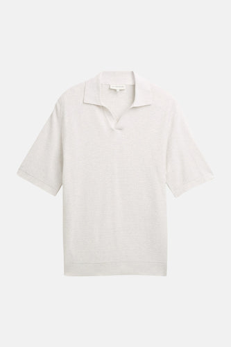 Polo à manches courtes - écru