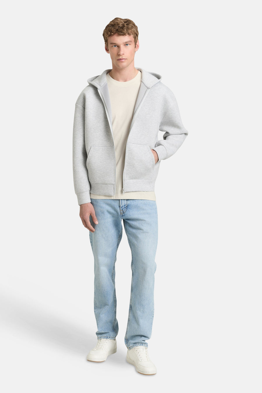 T-shirt (manches courtes) Écru - TOM TAILOR