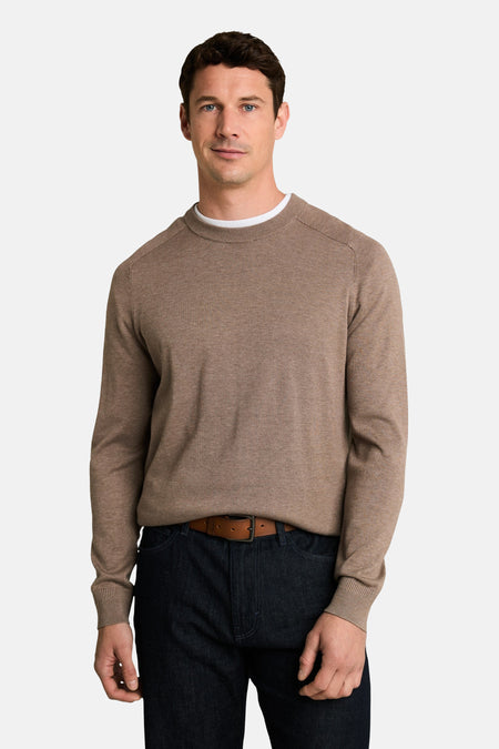 Pull col O - brun