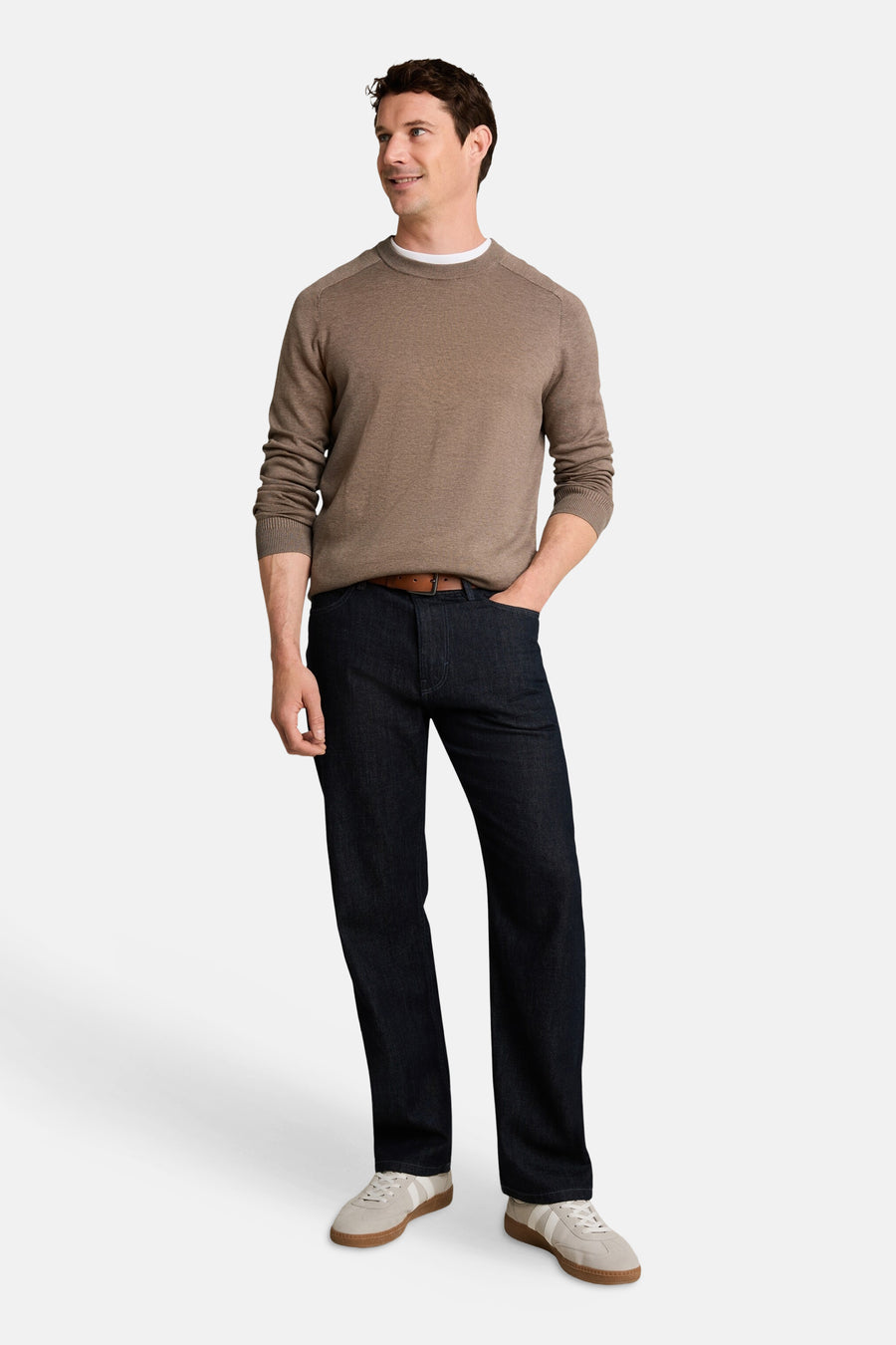 Pull col O brun - TOM TAILOR
