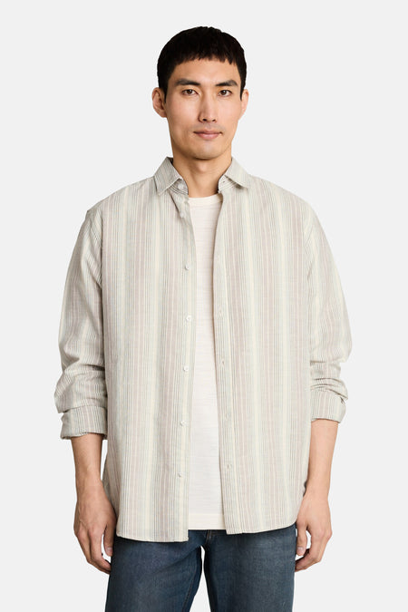 Chemise (manches longues) Écru - TOM TAILOR
