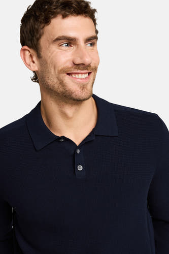 Pull col O bleu - TOM TAILOR