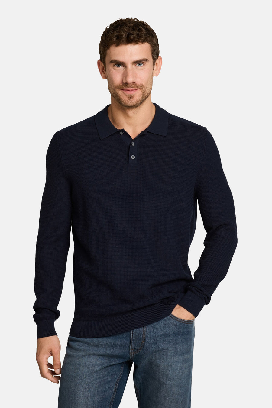 Pull col O bleu - TOM TAILOR
