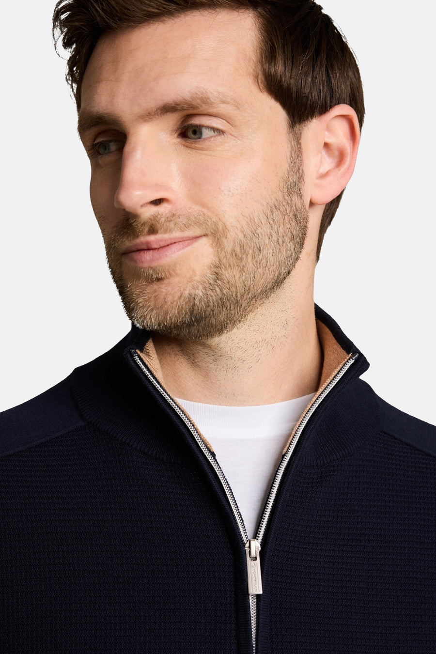 Pull col O bleu - TOM TAILOR