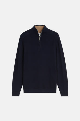 Pull col O bleu - TOM TAILOR