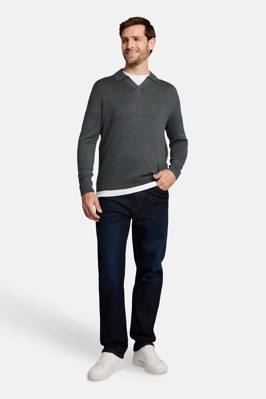 Pull col O vert - TOM TAILOR