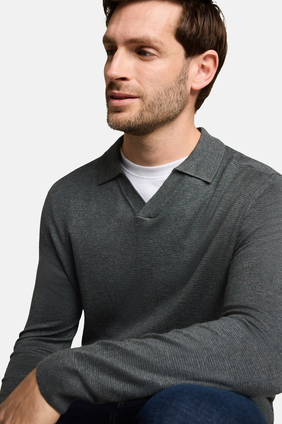 Pull col O vert - TOM TAILOR