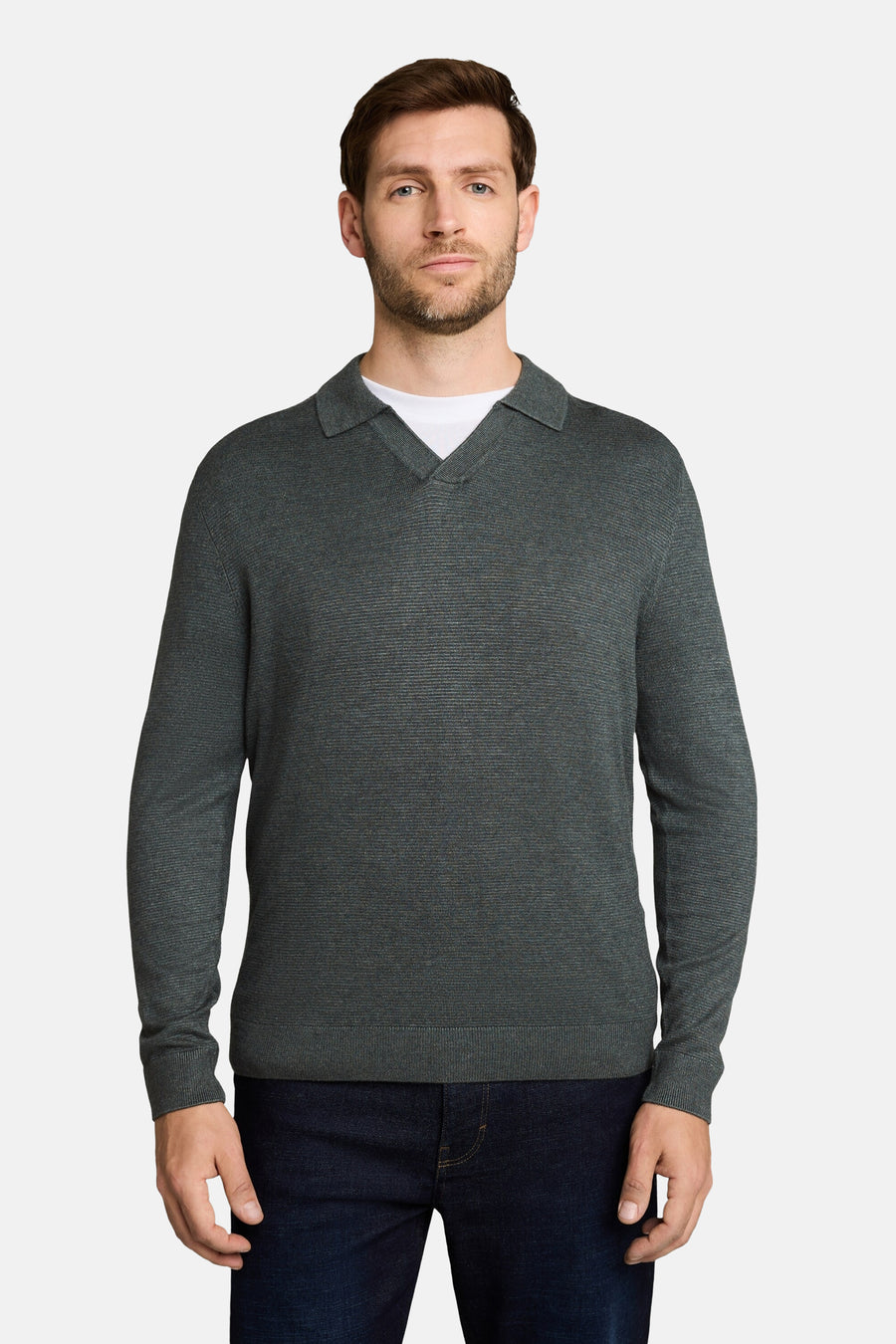 Pull col O vert - TOM TAILOR