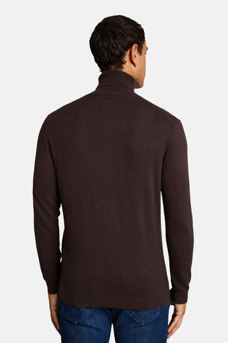 Pull col roulé brun - TOM TAILOR