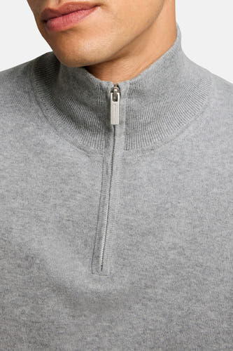 Pull col O gris - TOM TAILOR