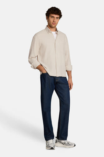 Chemise (manches longues) beige - TOM TAILOR