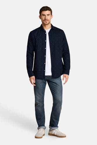 Chemise à manches longues - bleu