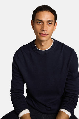 Pull col O bleu - TOM TAILOR