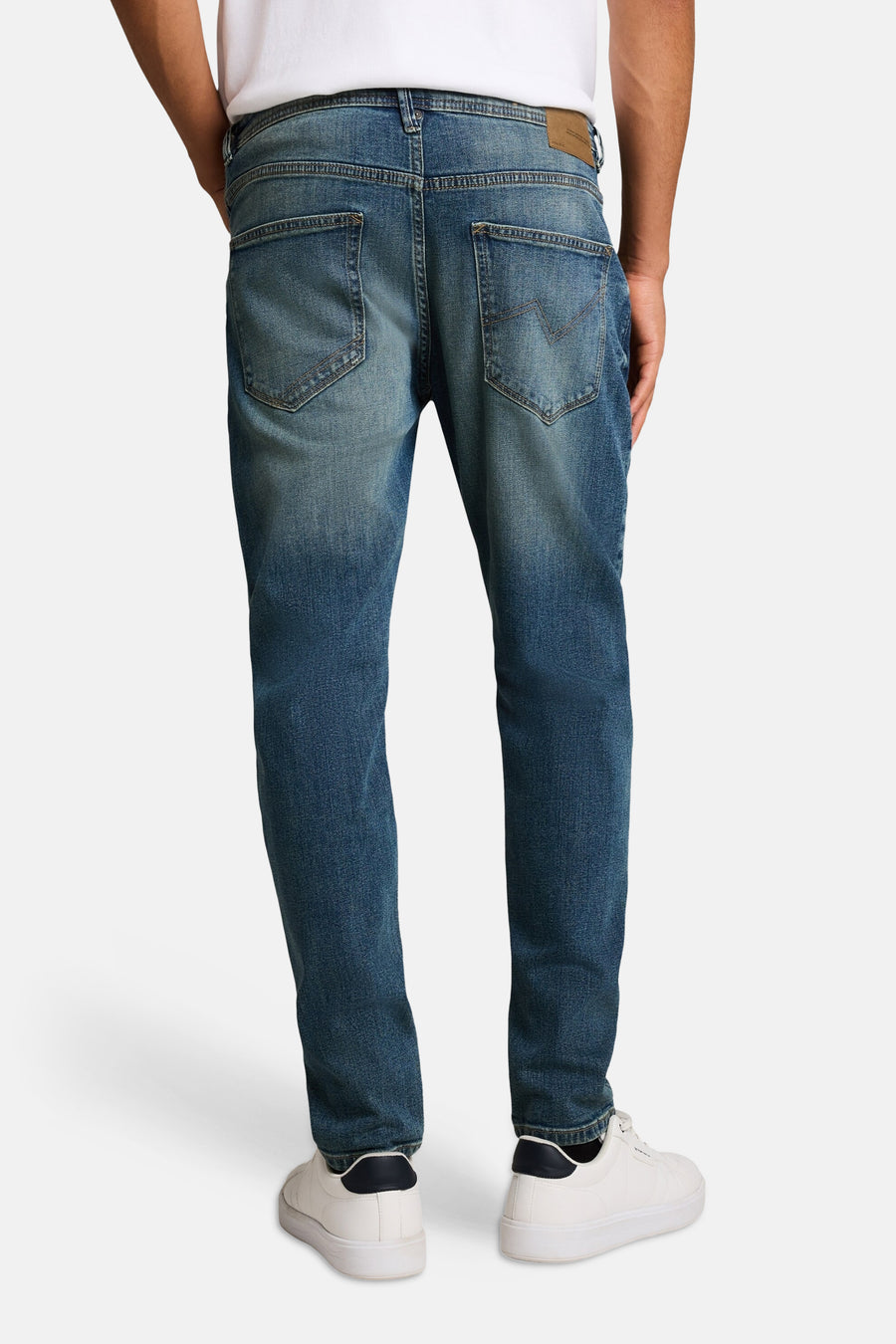 Jeans tapered dark blue denim - TOM TAILOR