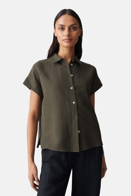 Chemise à manches courtes - vert