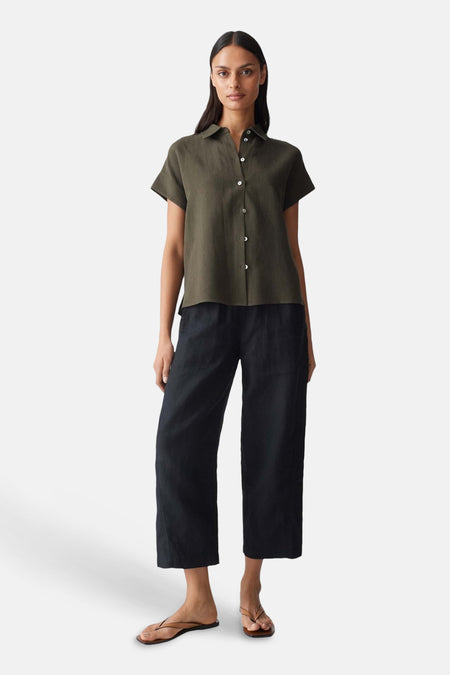 Chemise à manches courtes - vert