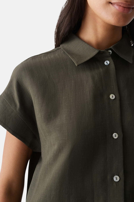 Chemise à manches courtes - vert