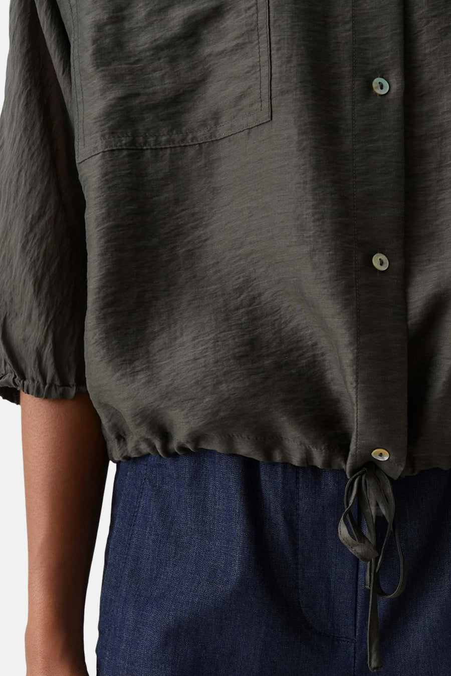 Blouse à manches longues - vert