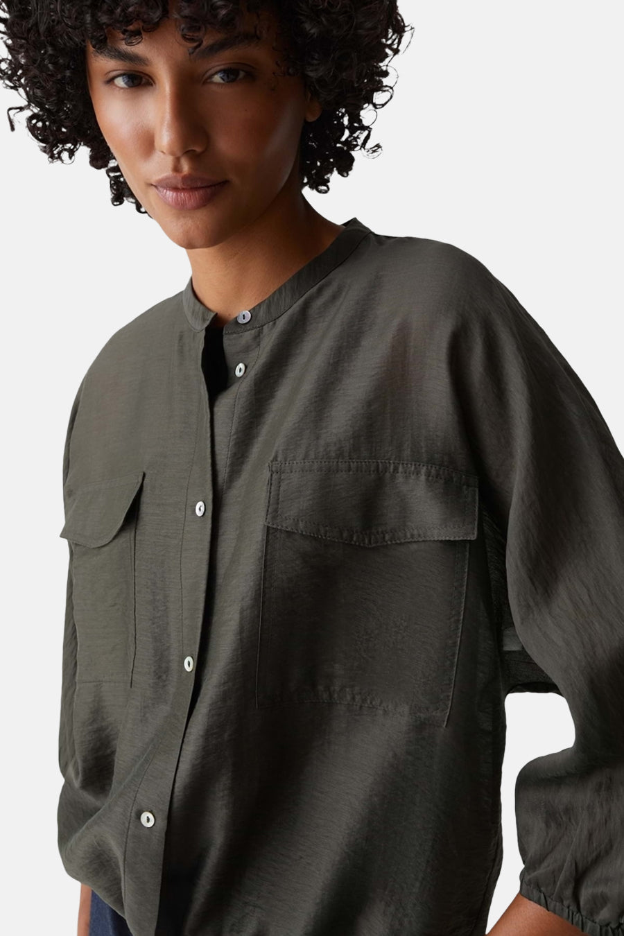 Blouse à manches longues - vert
