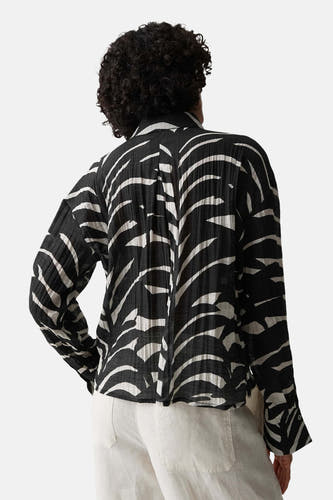 Blouse à manches longues - noir