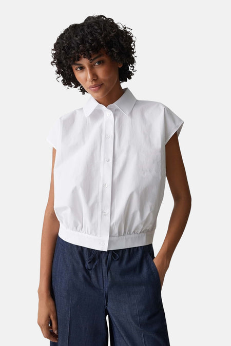 Chemise à manches courtes - blanc