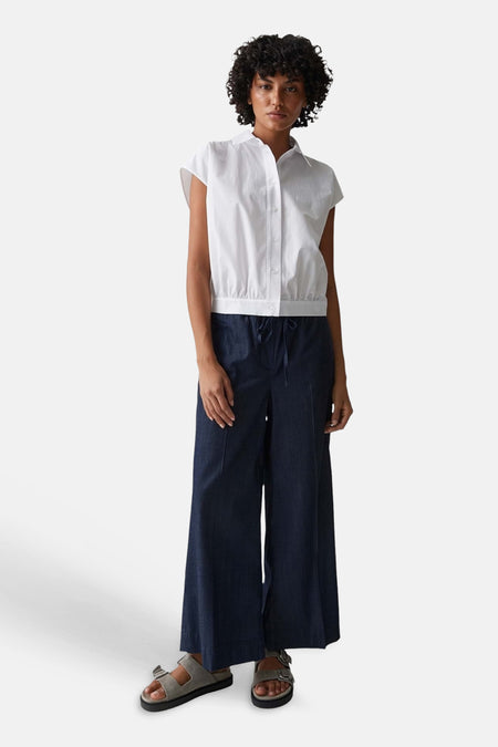 Chemise à manches courtes - blanc