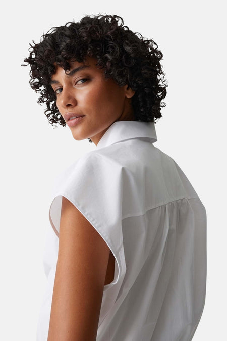 Chemise à manches courtes - blanc