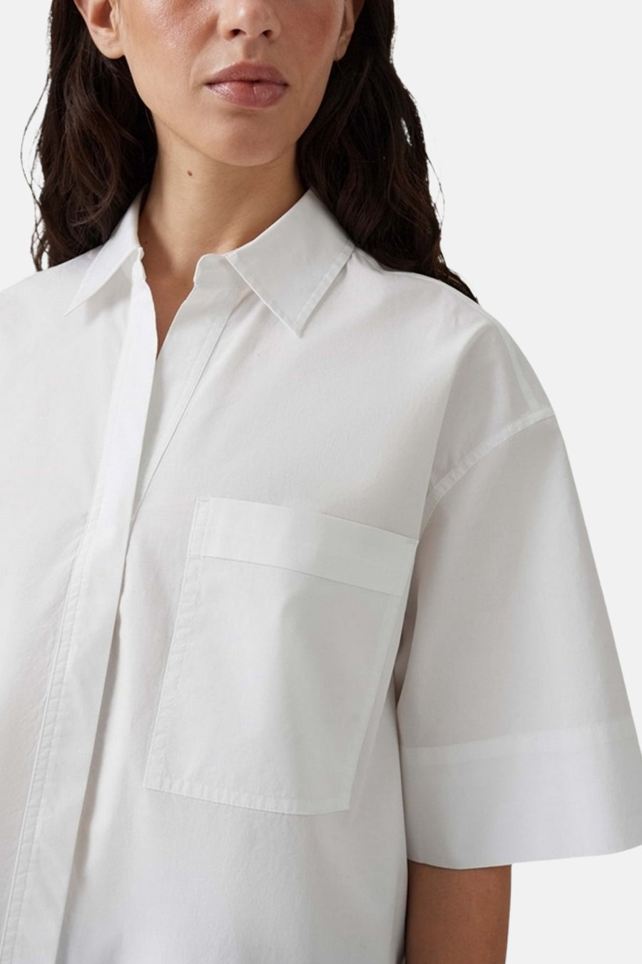 Chemisier (manches courtes) blanc - OPUS