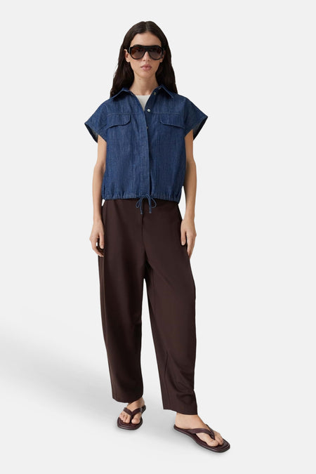 Chemisier (sans manches) dark blue denim - OPUS