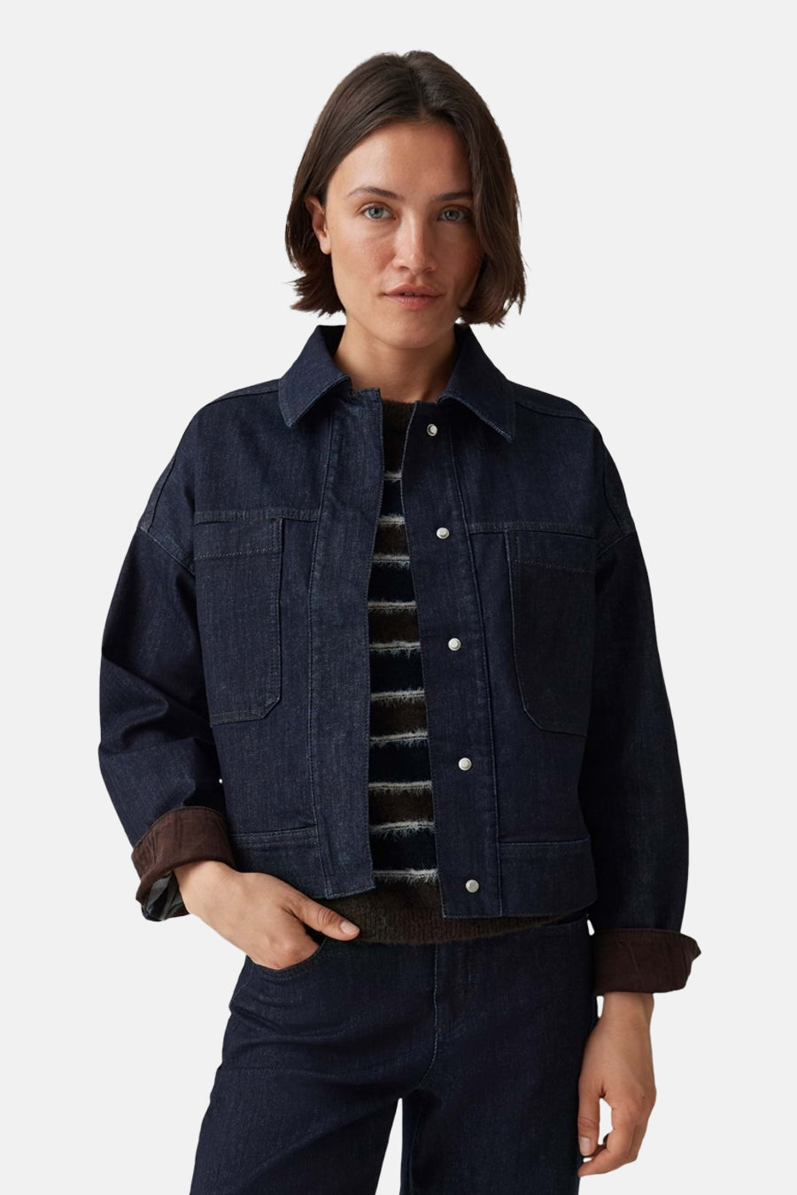 Veste - dark blue denim