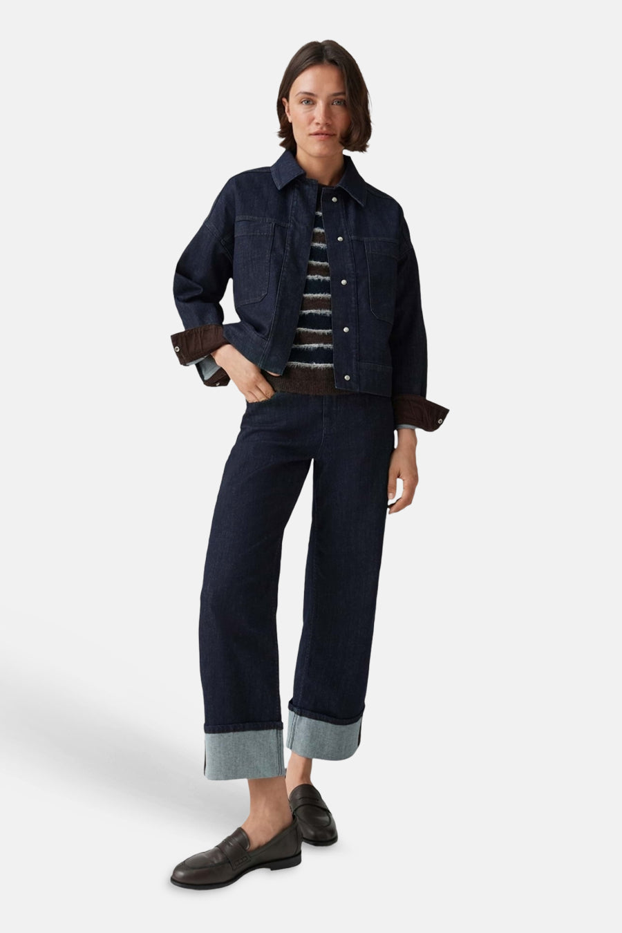 Veste - dark blue denim