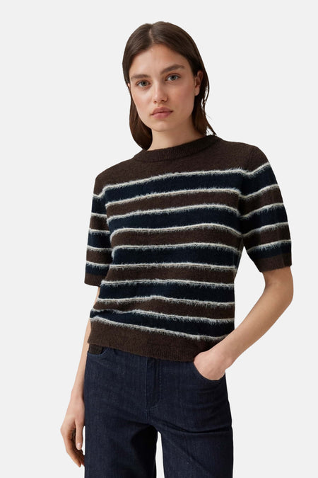 Pull col O - multicolore