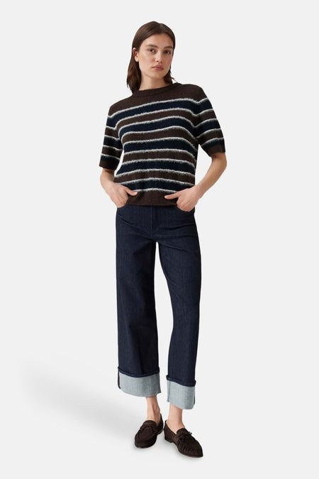 Pull col O - multicolore