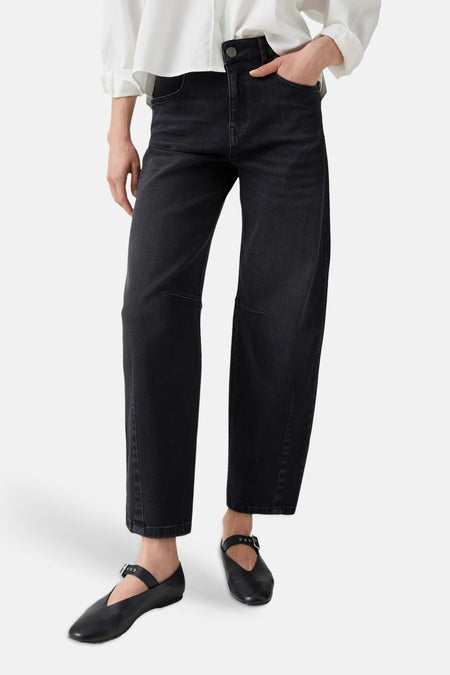Jeans coupe spécial dark grey denim - OPUS