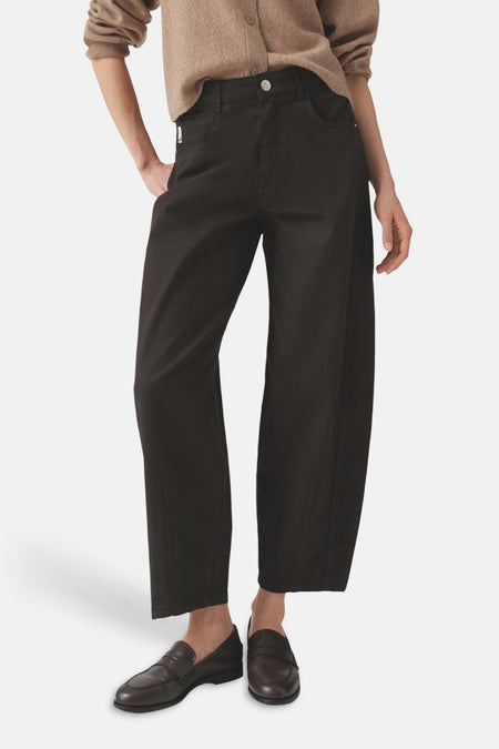 Pantalon 5 poches - brun