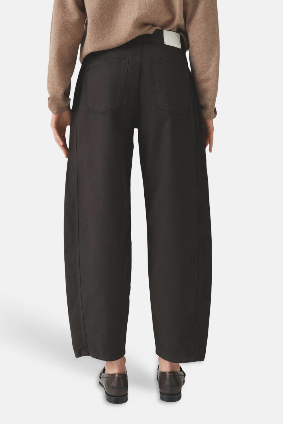 Pantalon 5 poches - brun