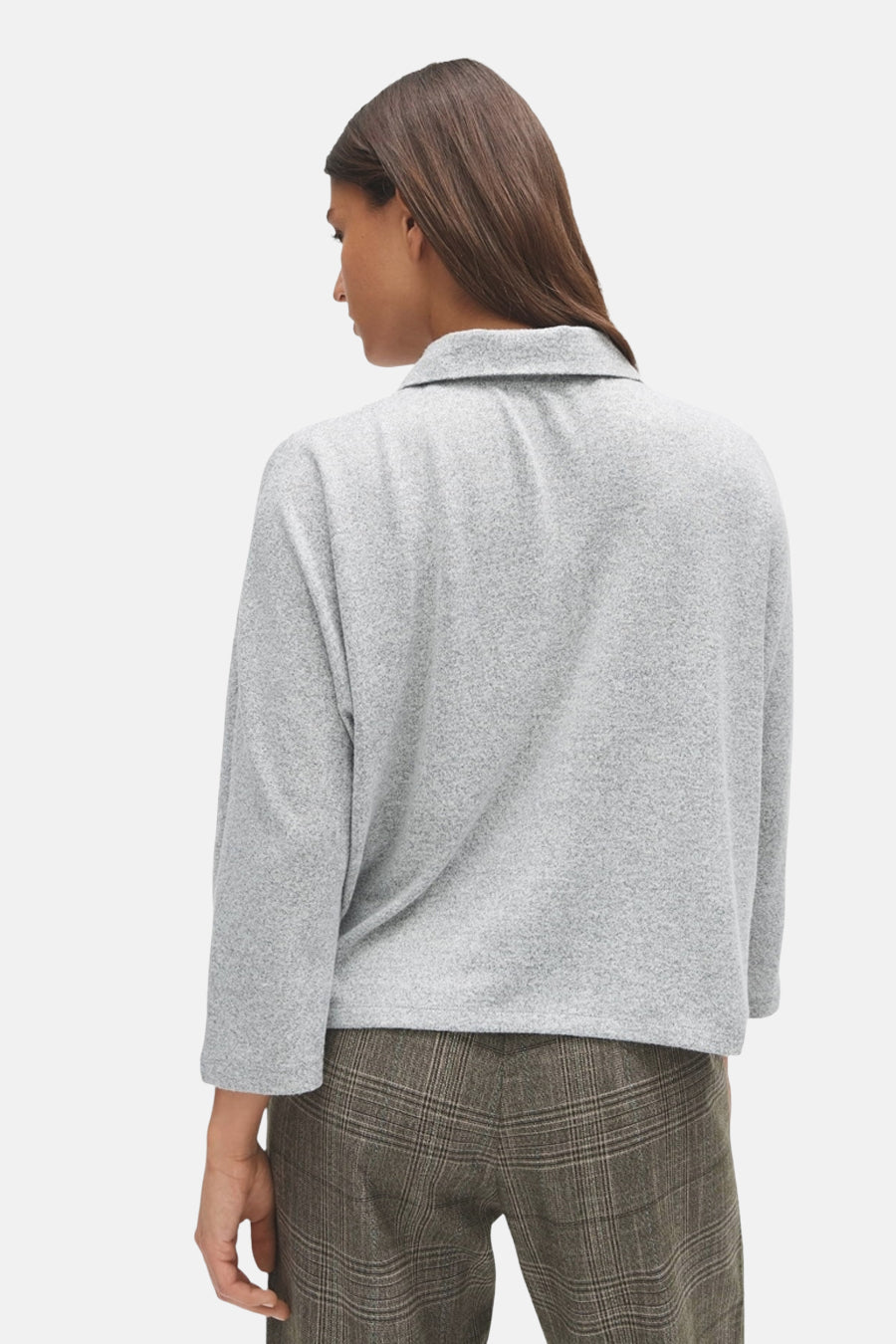 Chemise à manches longues - gris