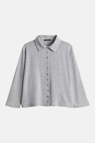 Chemise à manches longues - gris