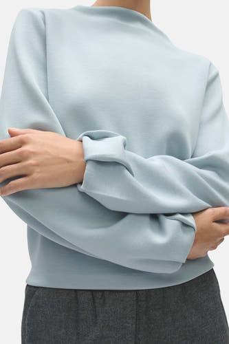 Pull col O bleu - OPUS