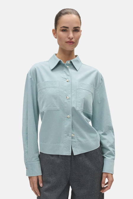 Chemise à manches longues - bleu