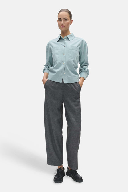 Chemise à manches longues - bleu